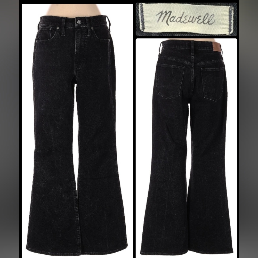 Madewell Women's Black Flare Jeans